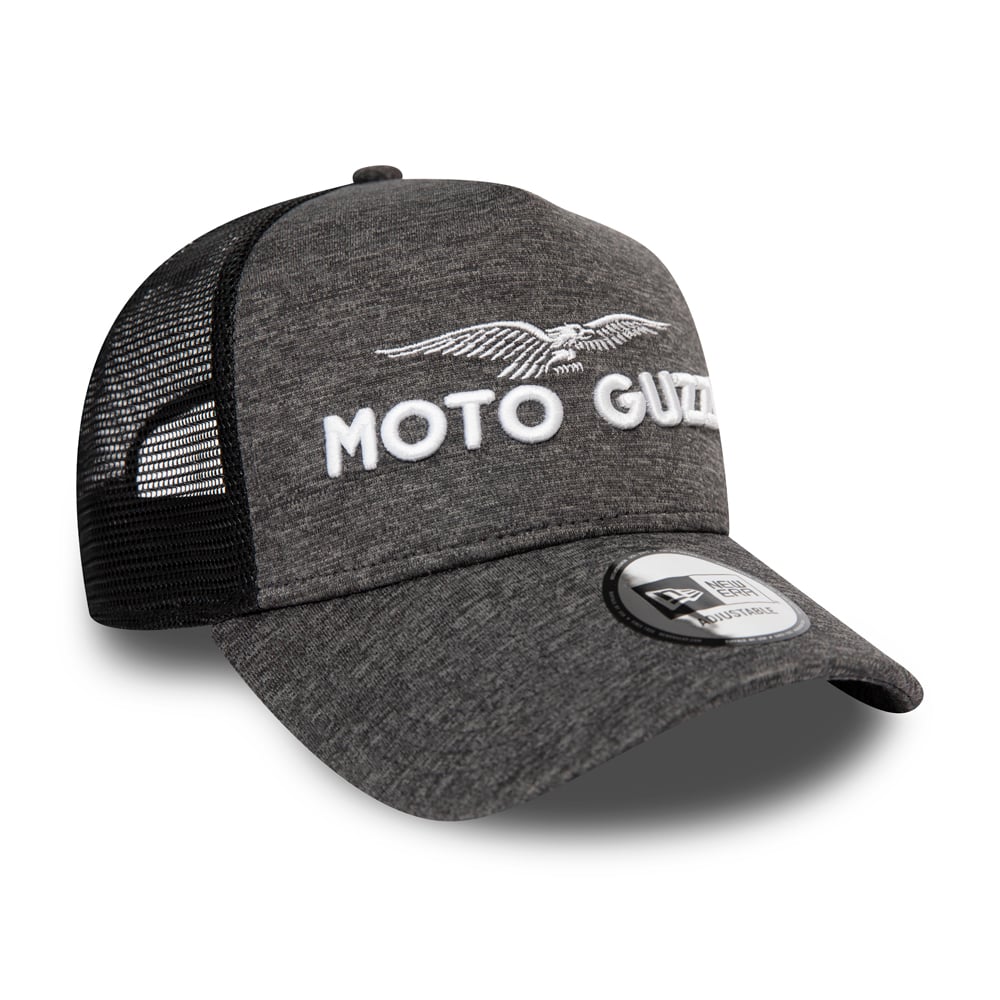 Moto Guzzi – Trucker-Kappe mit A-Rahmen in Grau