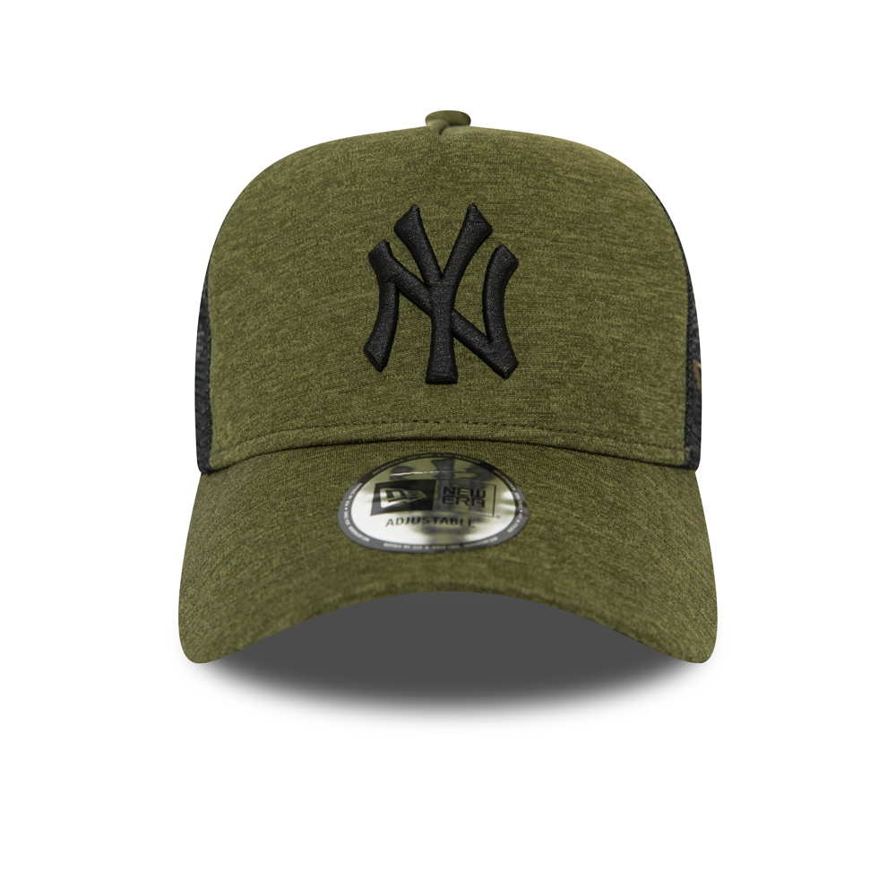 Gorra trucker New York Yankees Shadow Tech A-Frame, verde
