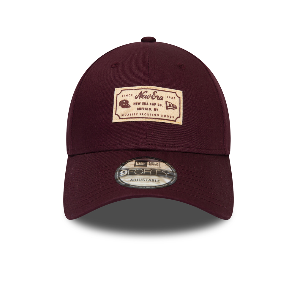 Casquette New Era 9FORTY Heritage Patch marron
