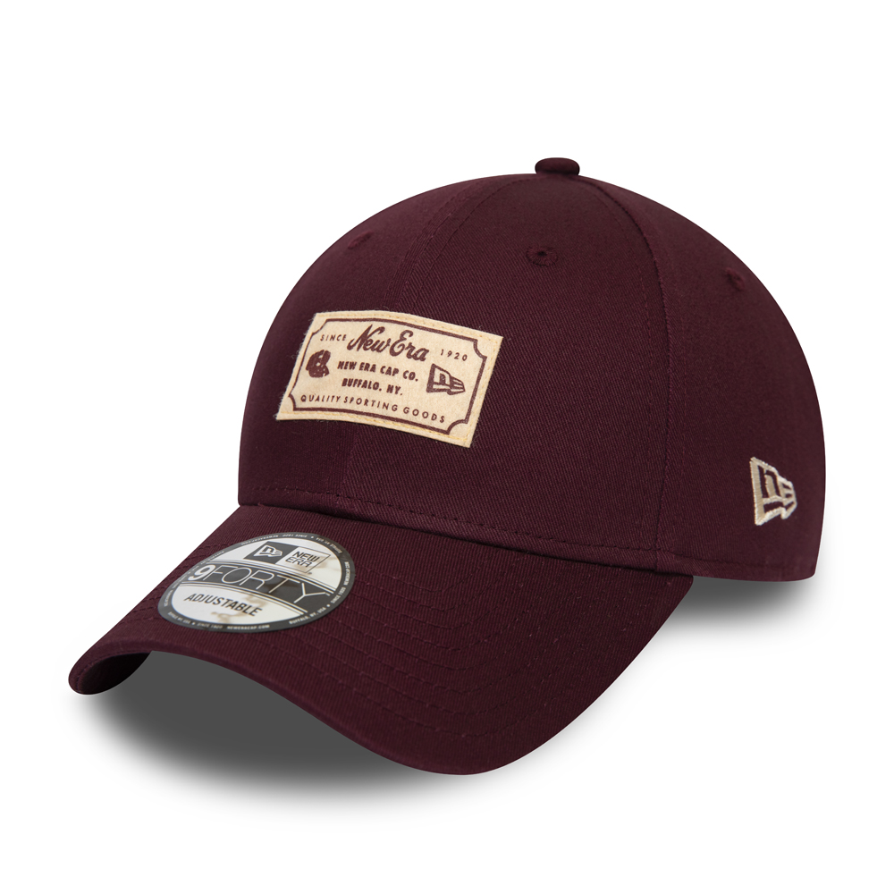 New Era Heritage Patch Maroon 9FORTY Cap