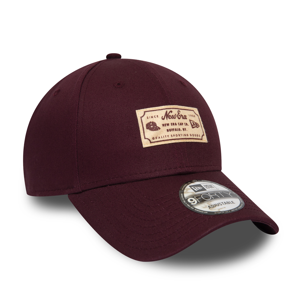 Casquette New Era 9FORTY Heritage Patch marron