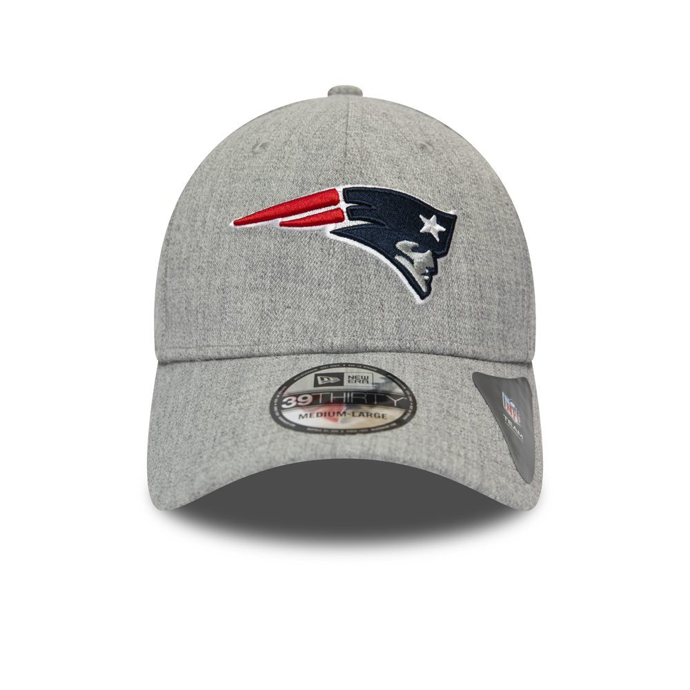 Gorra New England Patriots 39THIRTY, gris jaspeado