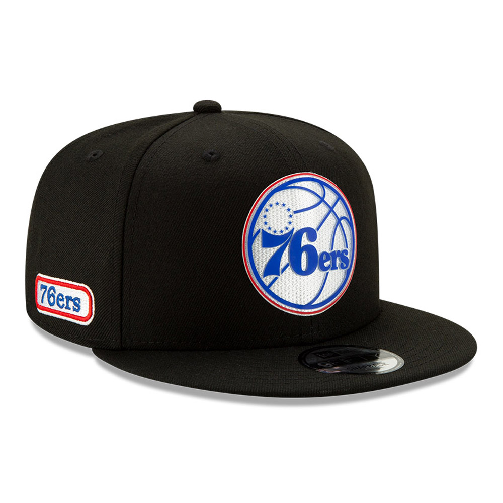 Cappellino 9FIFTY Back Half dei Philadelphia 76ERS nero