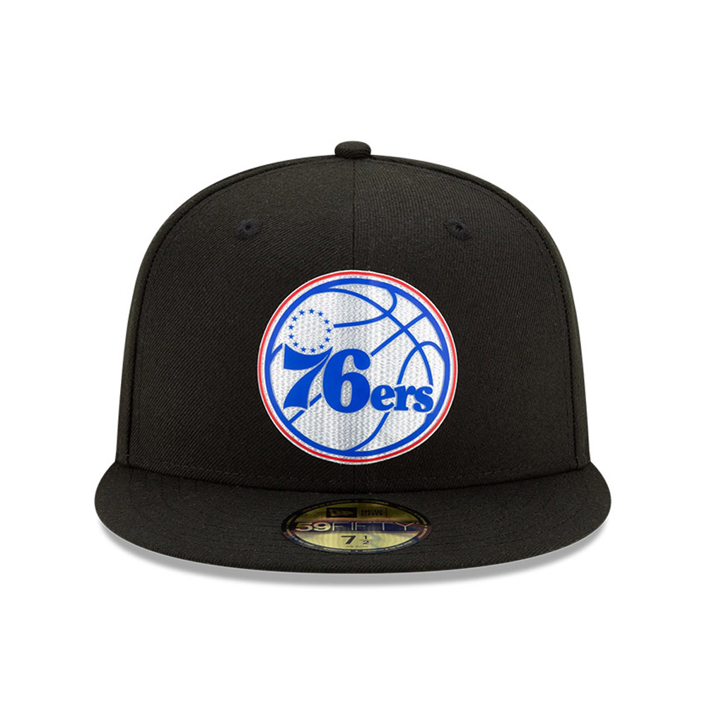 Cappellino 59FIFTY Back Half dei Philadelphia 76ERS nero