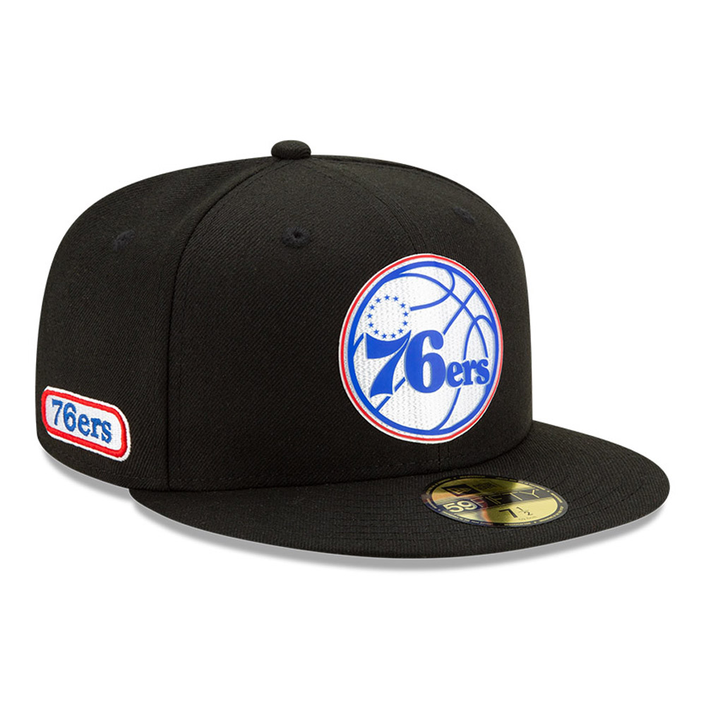 Cappellino 59FIFTY Back Half dei Philadelphia 76ERS nero