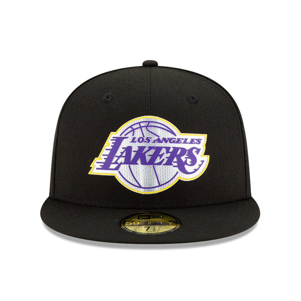 Los Angeles Lakers – Back Half 59FIFTY-Kappe inSchwarz