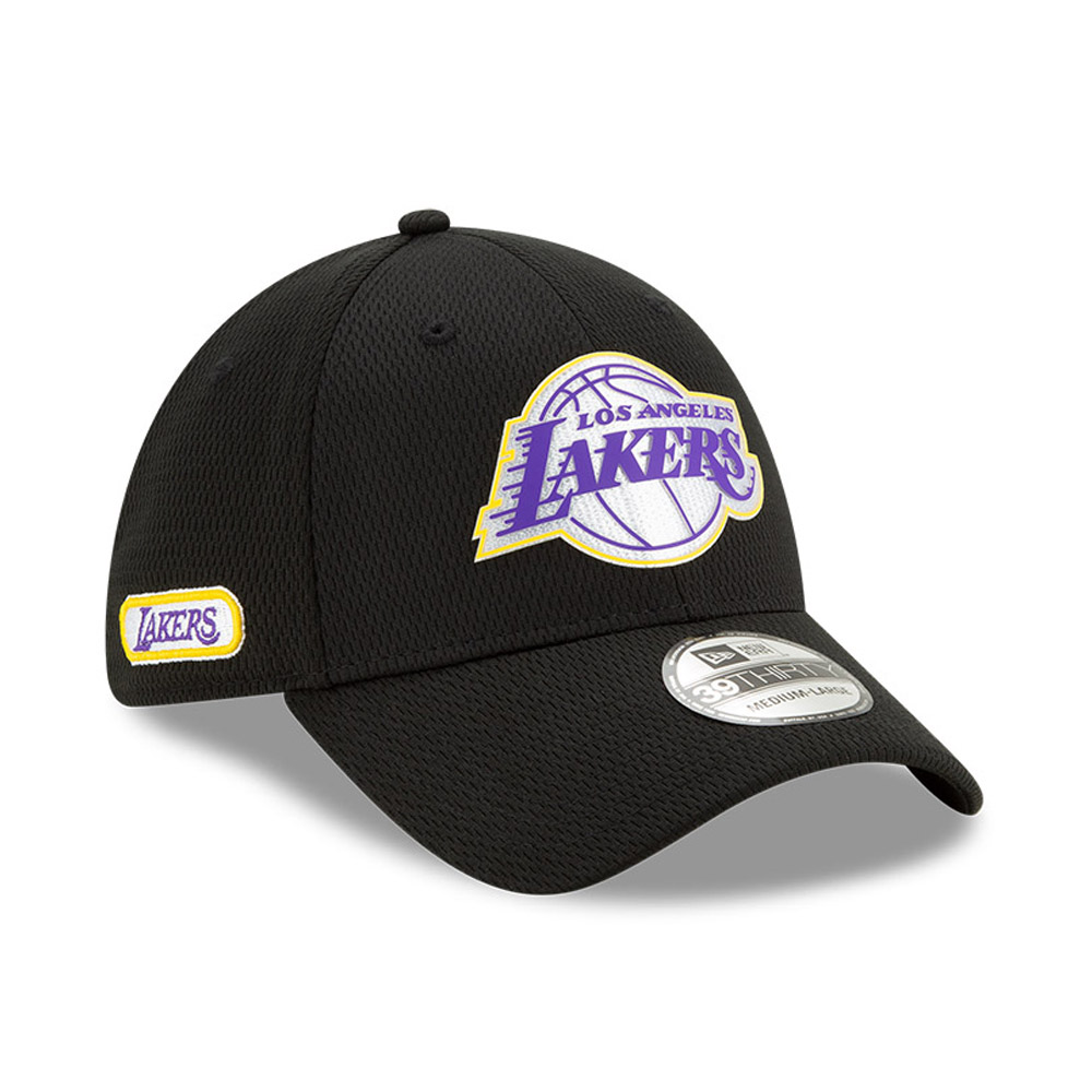 Gorra Los Angeles Lakers Back Half 39THIRTY, negro