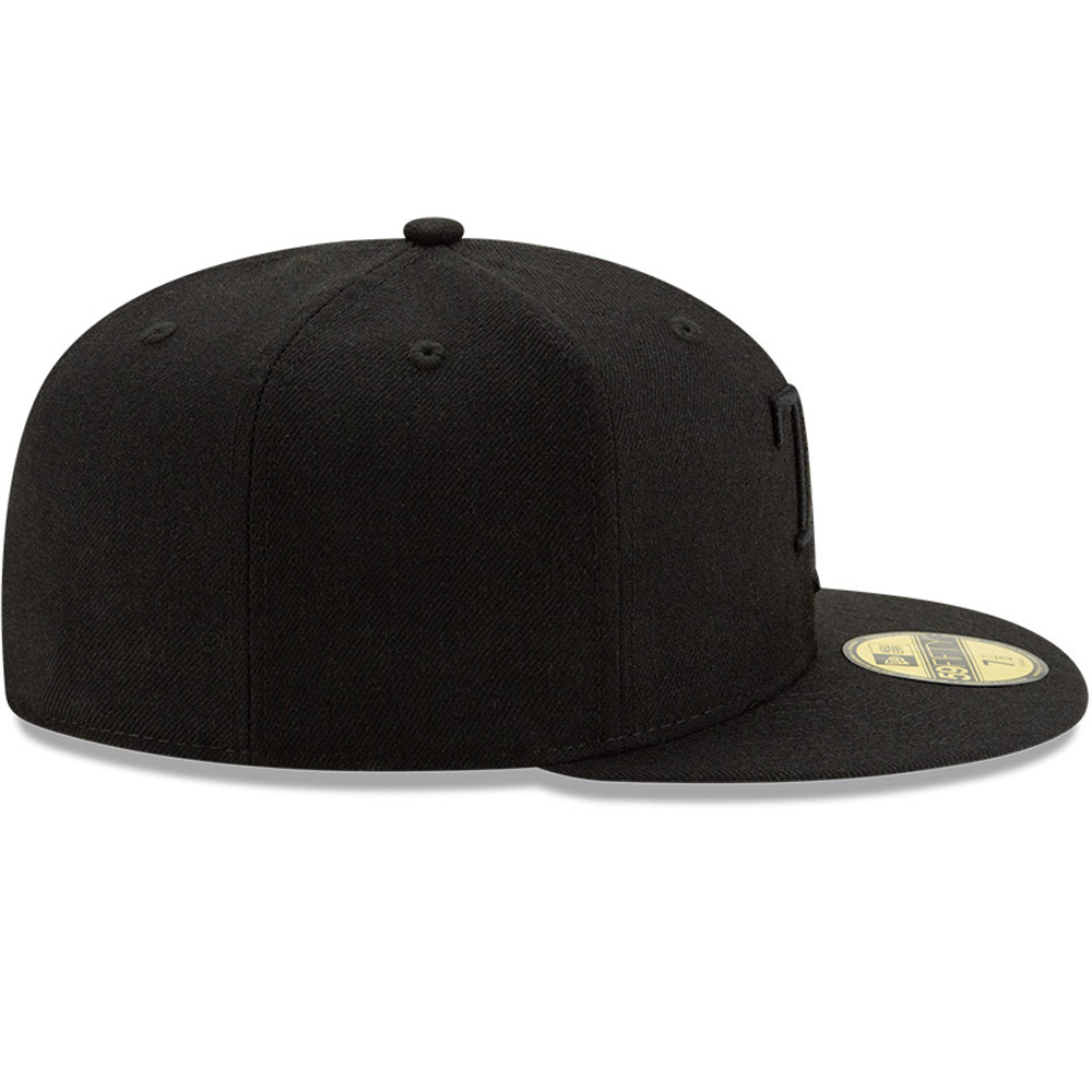 Tampa Bay Rays 100 Years Black on Black 59FIFTY Cap