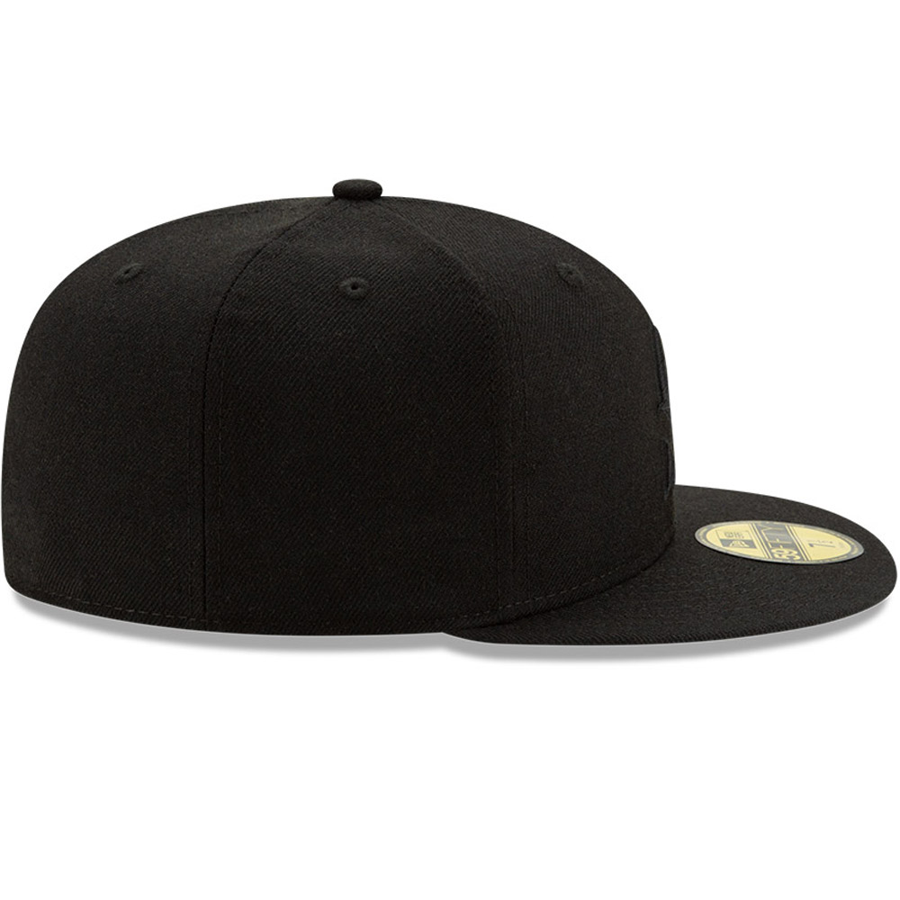 Seattle Mariners 100 Years Black on Black 59FIFTY Cap