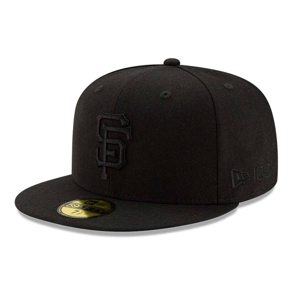 Casquette 59FIFTY 100 ans Black on Black San Francisco Giants