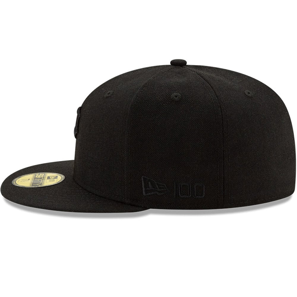 Casquette 59FIFTY 100 ans Black on Black Pittsburgh Pirates
