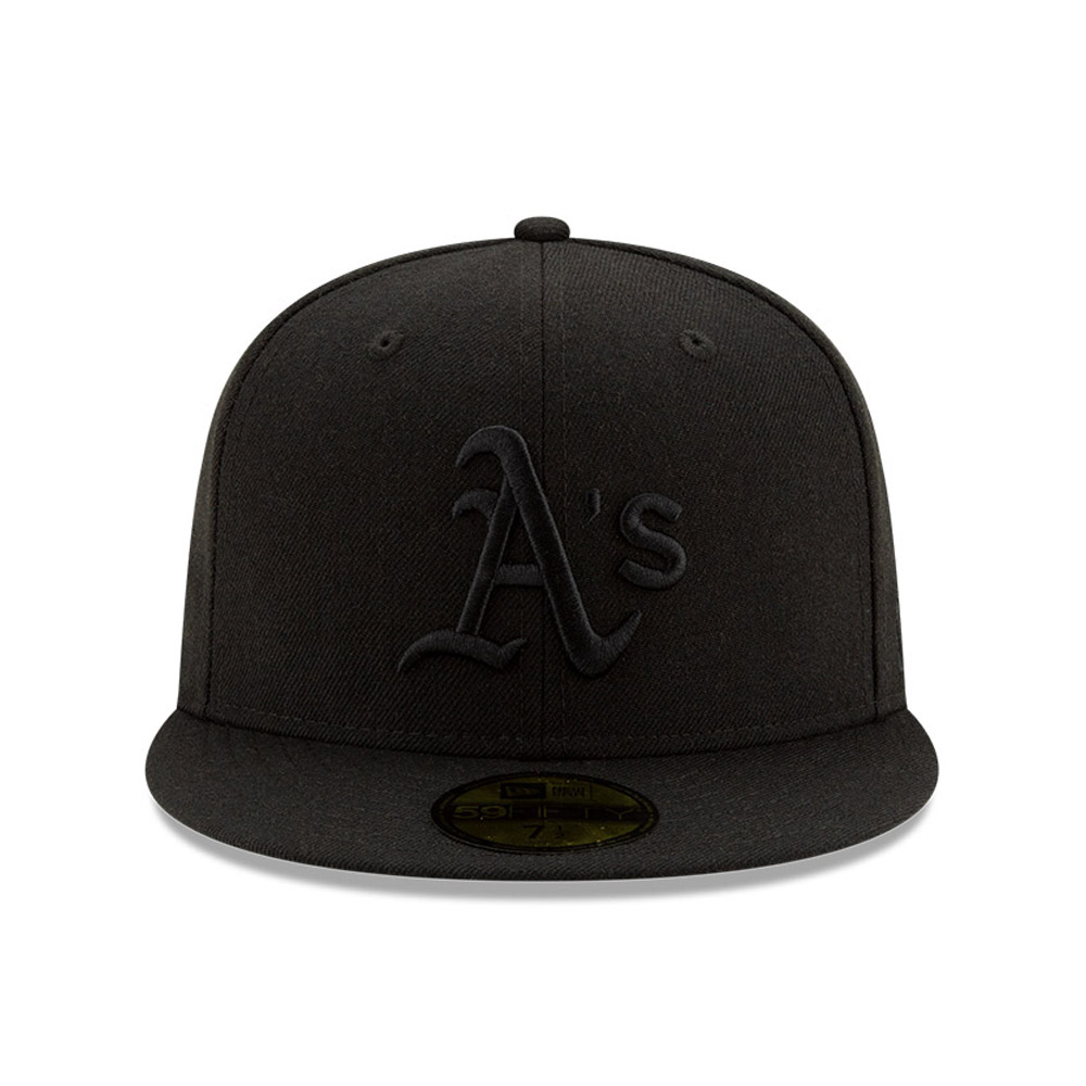 Cappellino 59FIFTY Oakland Athletics 100 Years Black on Black