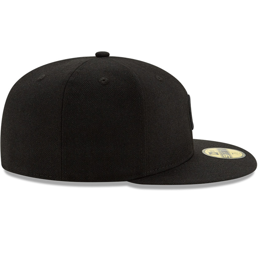 Chicago Cubs 100 Jahre Black on Black 59FIFTY-Kappe