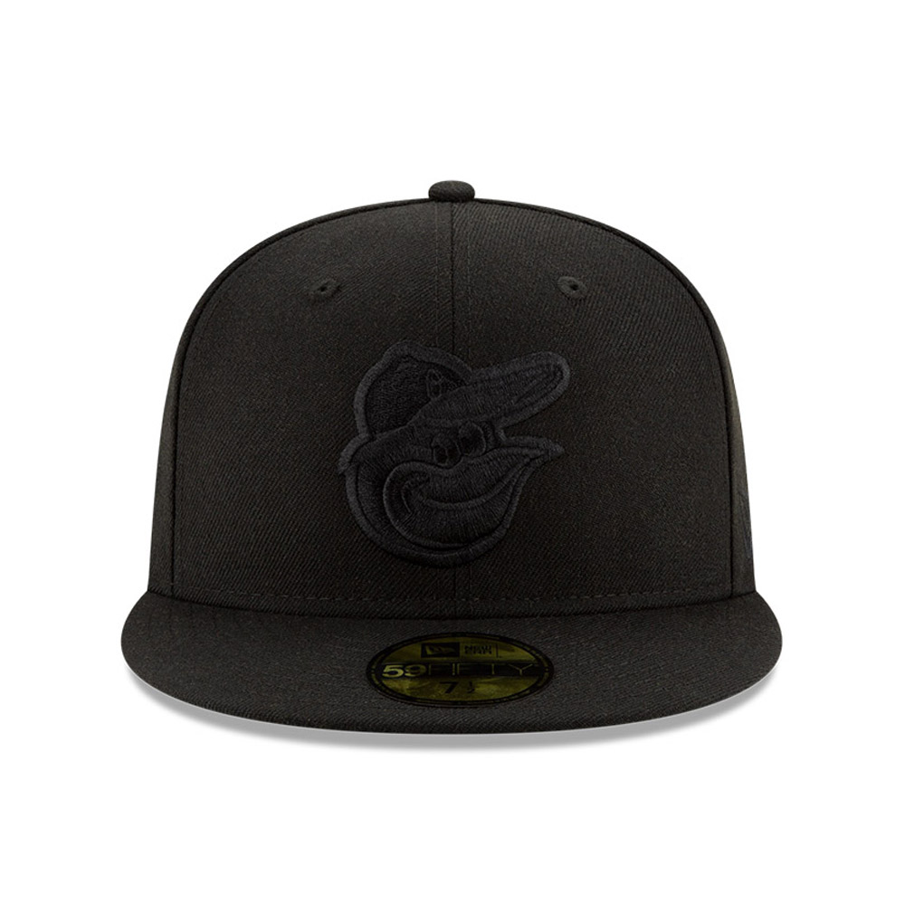 Cappellino 59FIFTY Baltimore Orioles 100 Years Black on Black