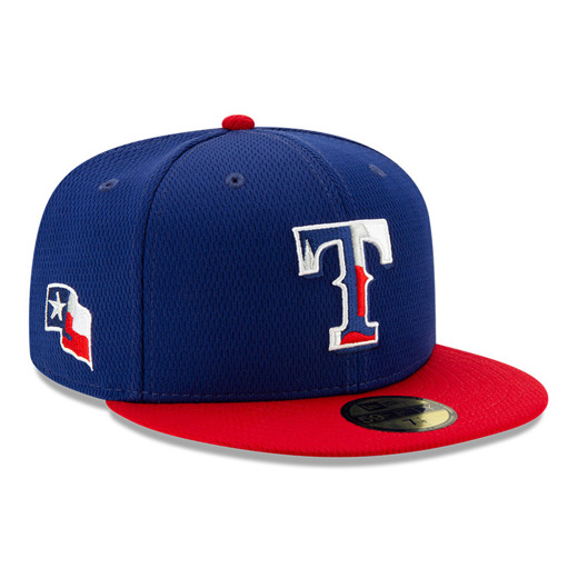 59FIFTY – Texas Rangers – Batting Practice – Kappe in Blau