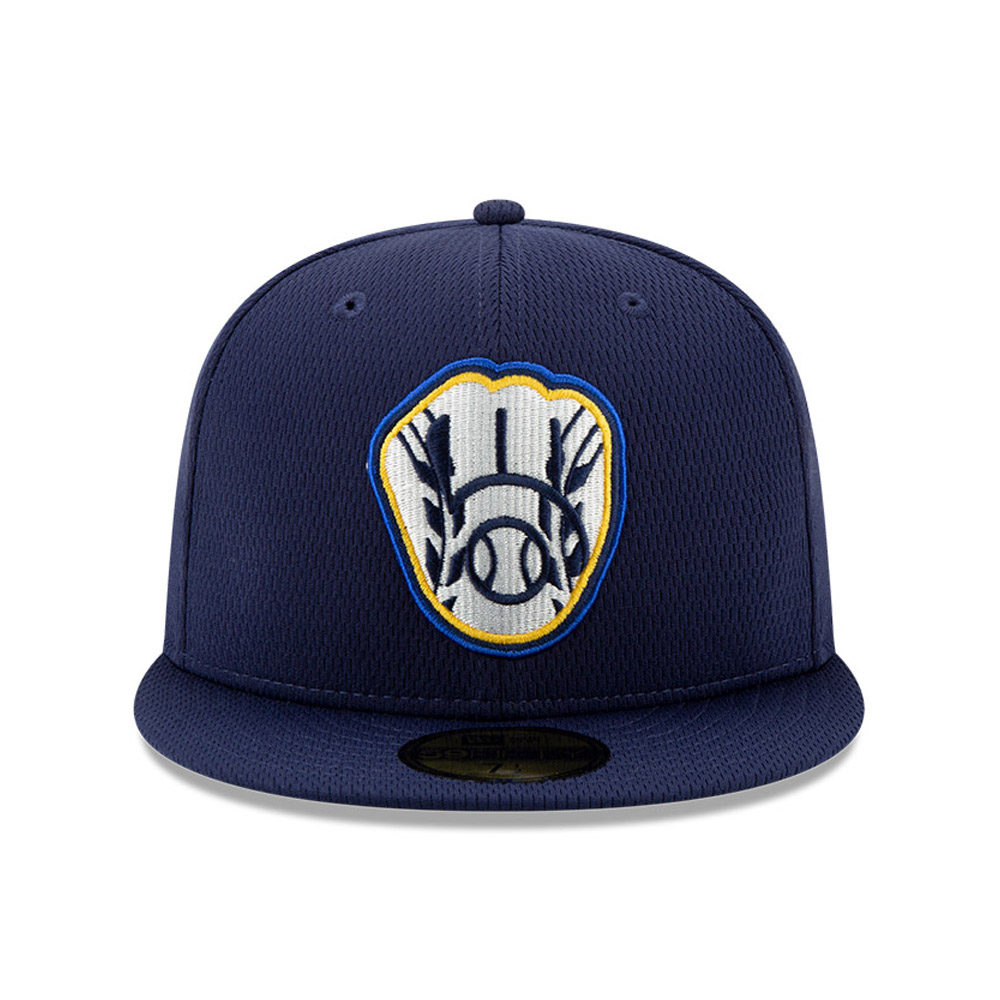 Milwaukee Brewers Batting Practice Navy 59FIFTY Capuchon