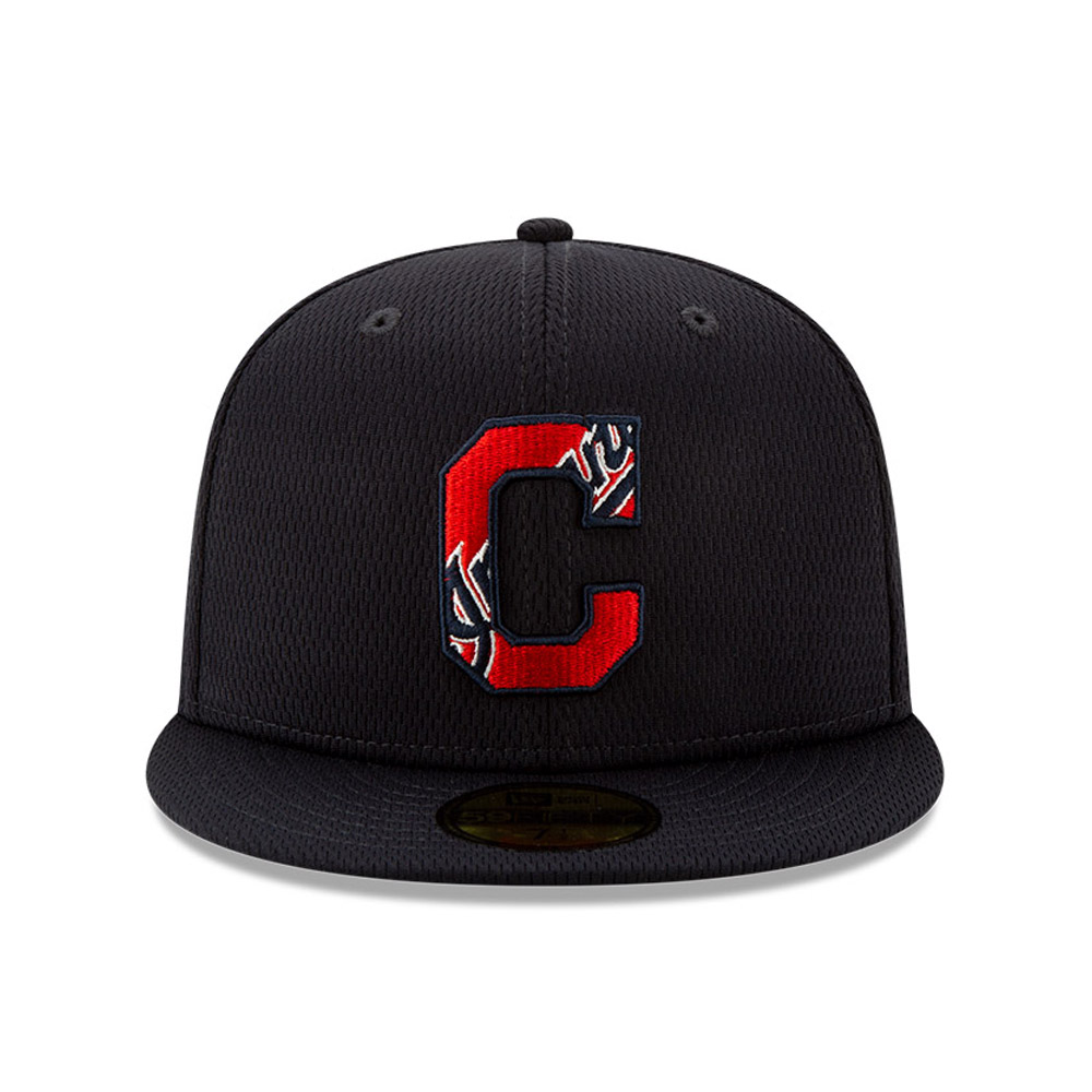 Cappellino 59FIFTY Batting Practice dei Cleveland Indians blu navy
