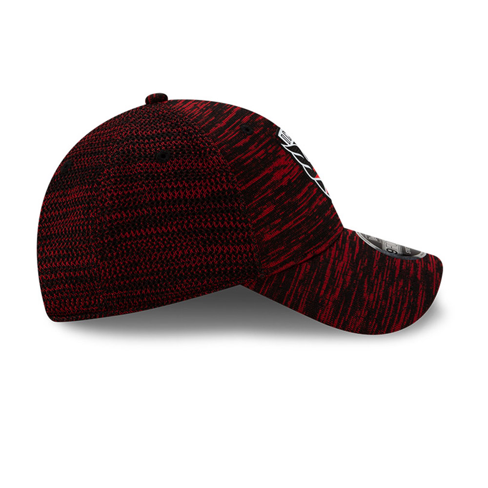 Cappellino D.C. United Stretch Snap 9FORTY rosso a righe