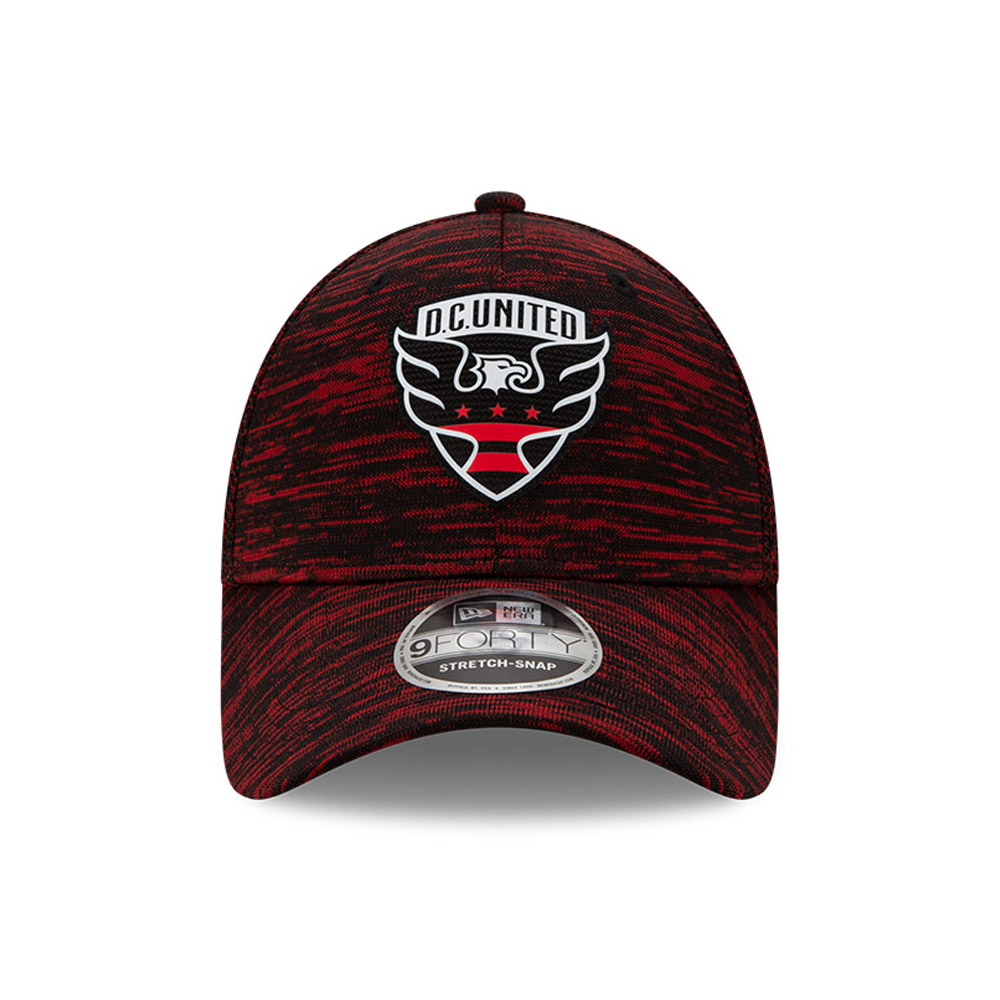 Gorra D.C. United Stretch Snap 9FORTY a rayas, rojo