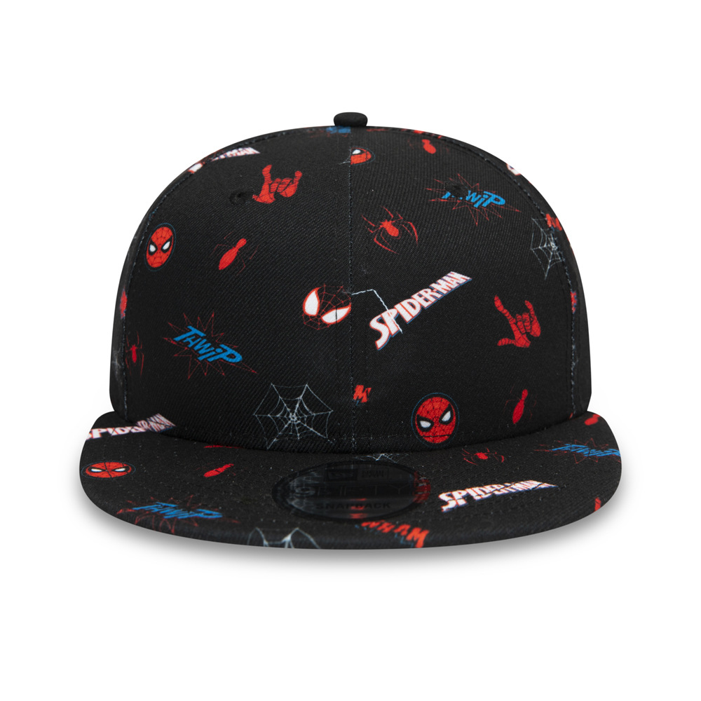 Gorra Spiderman and Miles Power Couple 9FIFTY, negro