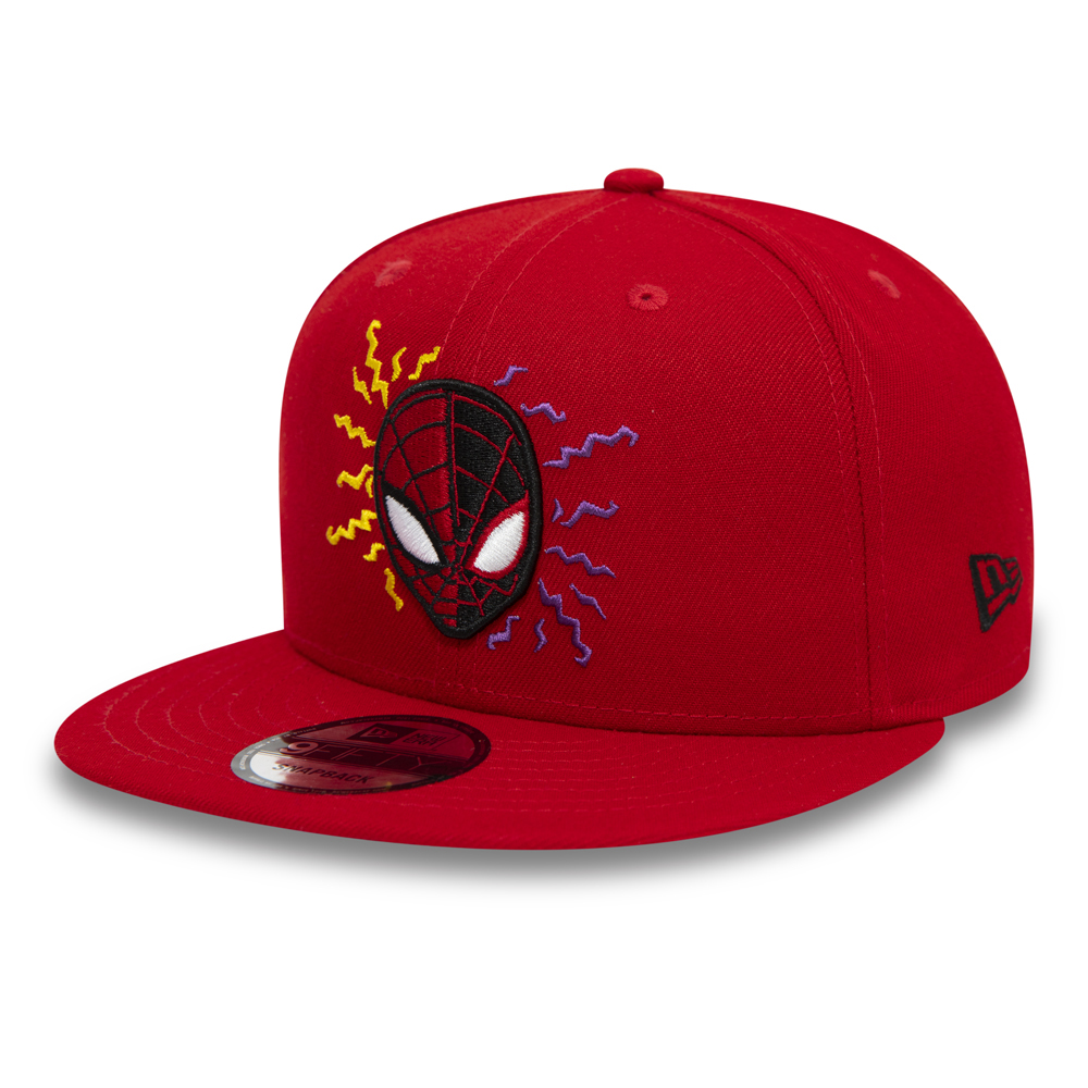 Cappellino 9FIFTY Power Couple Spiderman e Miles rosso