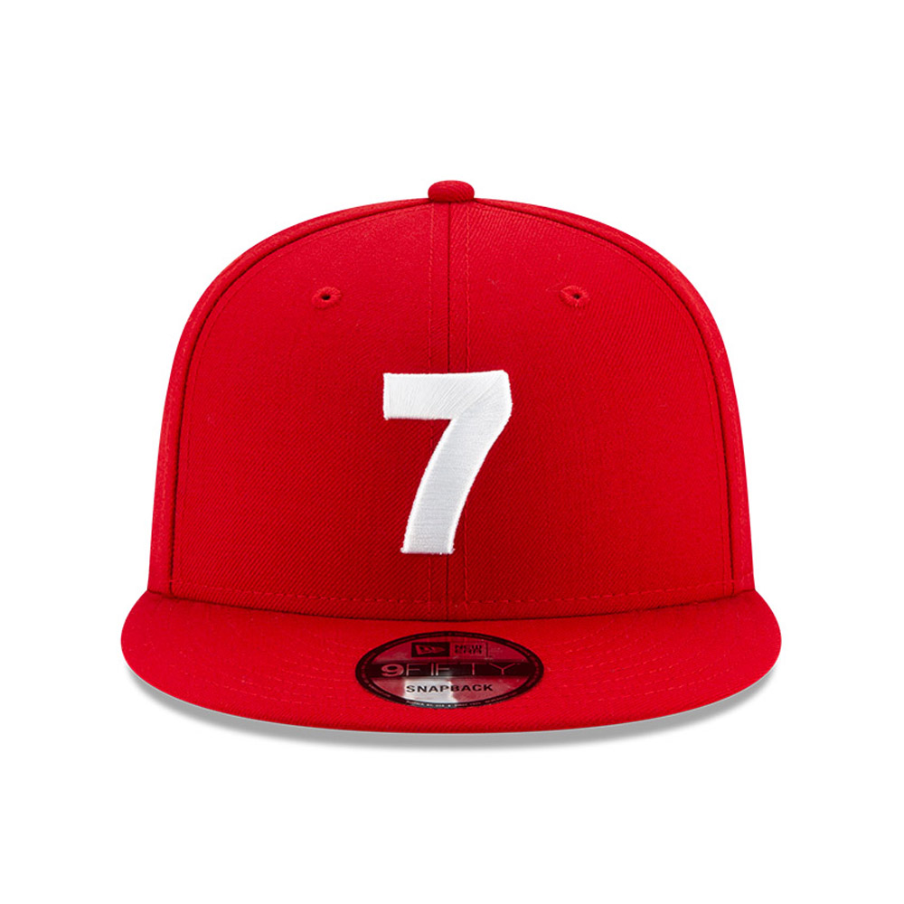 New Era Compound 9FIFTY-Kappe in Rot