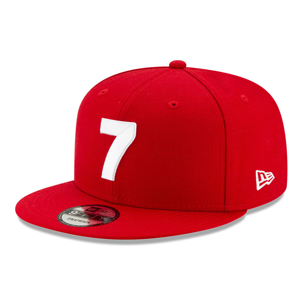 New Era Compound 9FIFTY-Kappe in Rot
