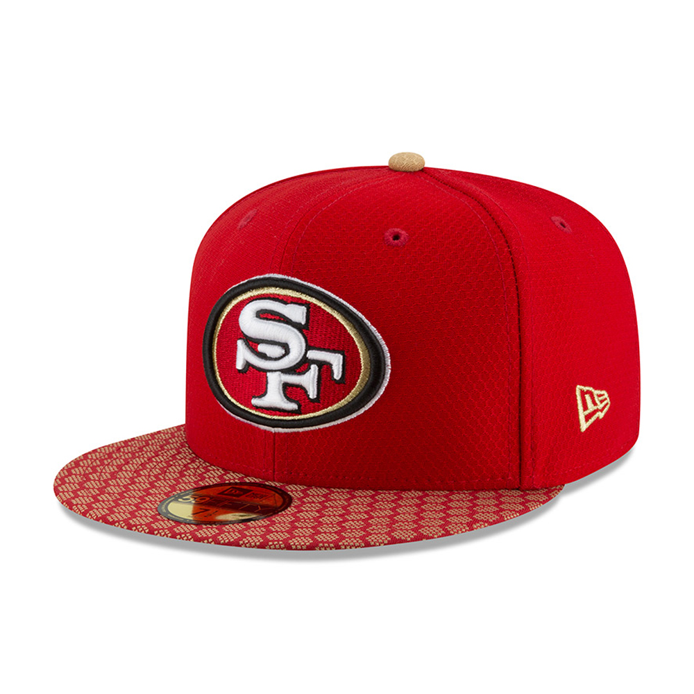 59FIFTY – San Francisco 49ers – 2017 Sideline, Rot