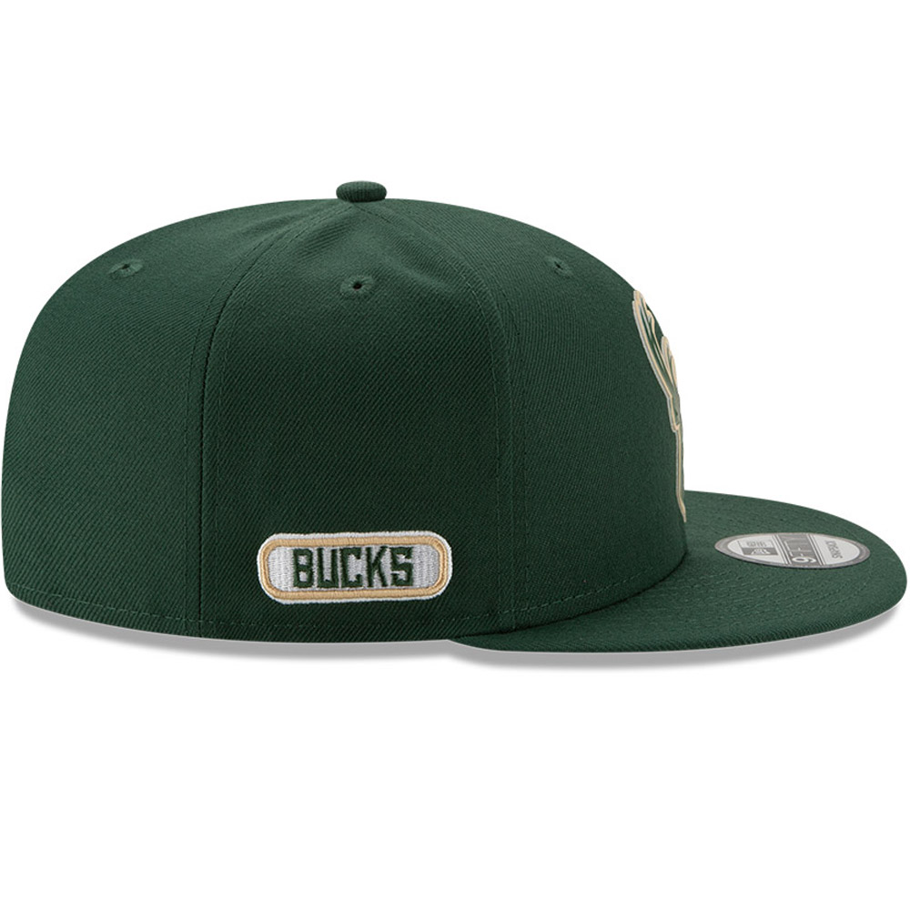 Gorra Milwaukee Bucks Back Half 9FIFTY, verde
