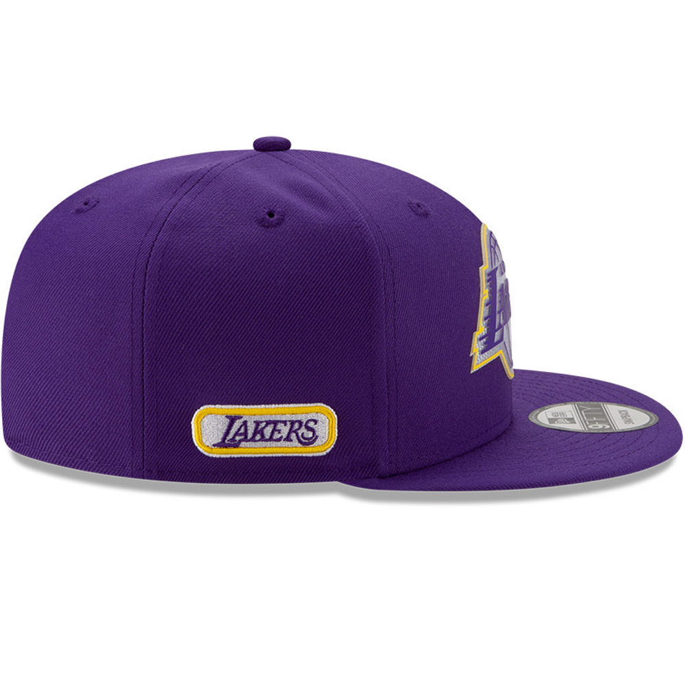 Back Half 9FIFTY-Kappe der Los Angeles Lakers in Lila