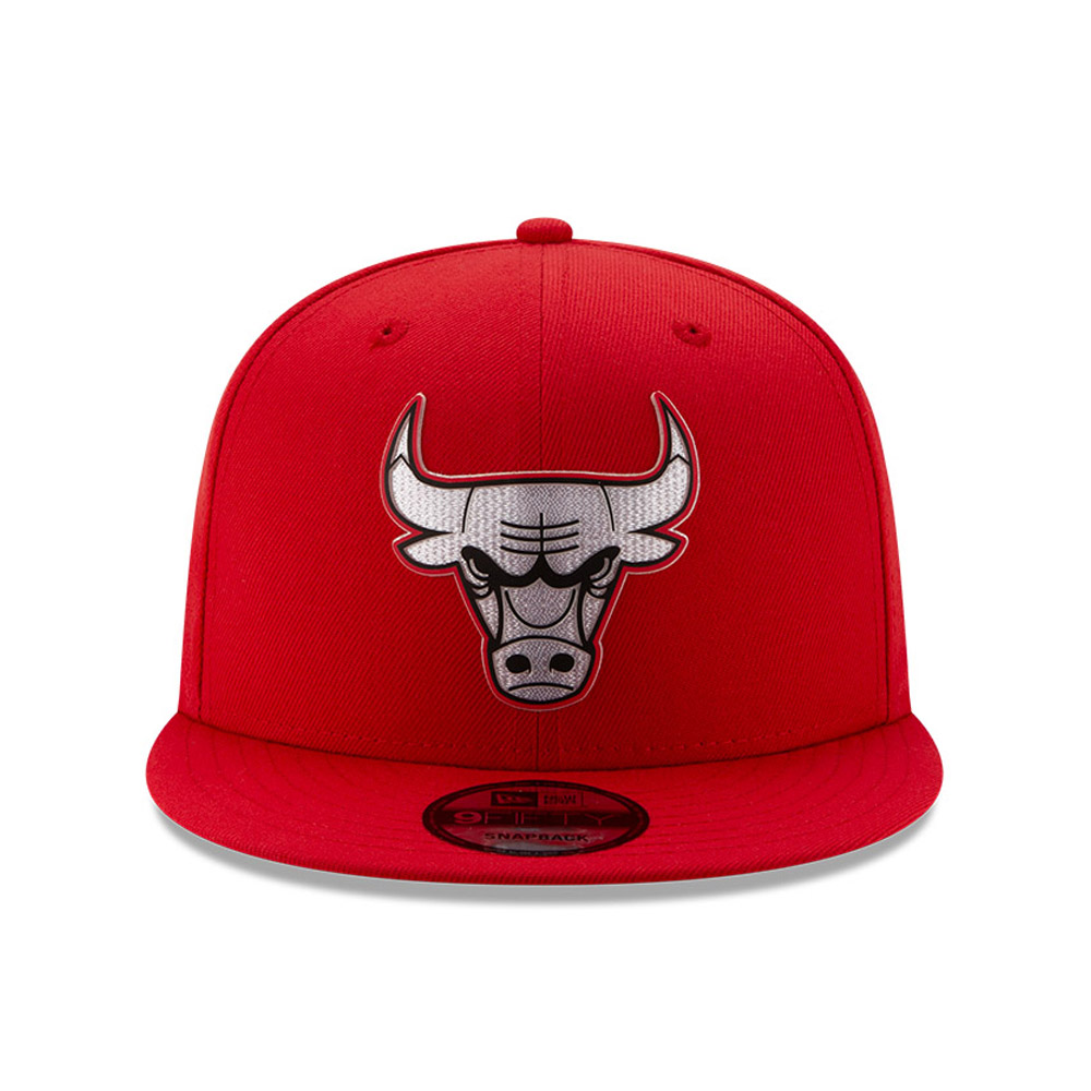 Back Half 9FIFTY-Kappe der Chicago Bulls in Rot