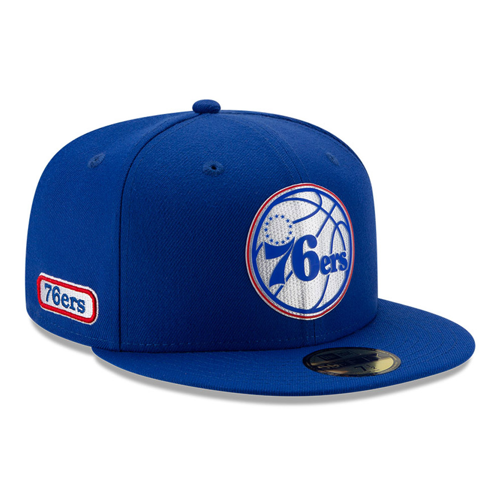 Back Half 59FIFTY-Kappe der Philadelphia 76ERS in Blau