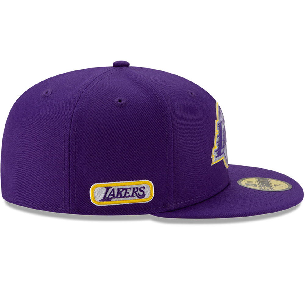 Back Half 59FIFTY-Kappe der Los Angeles Lakers in Lila