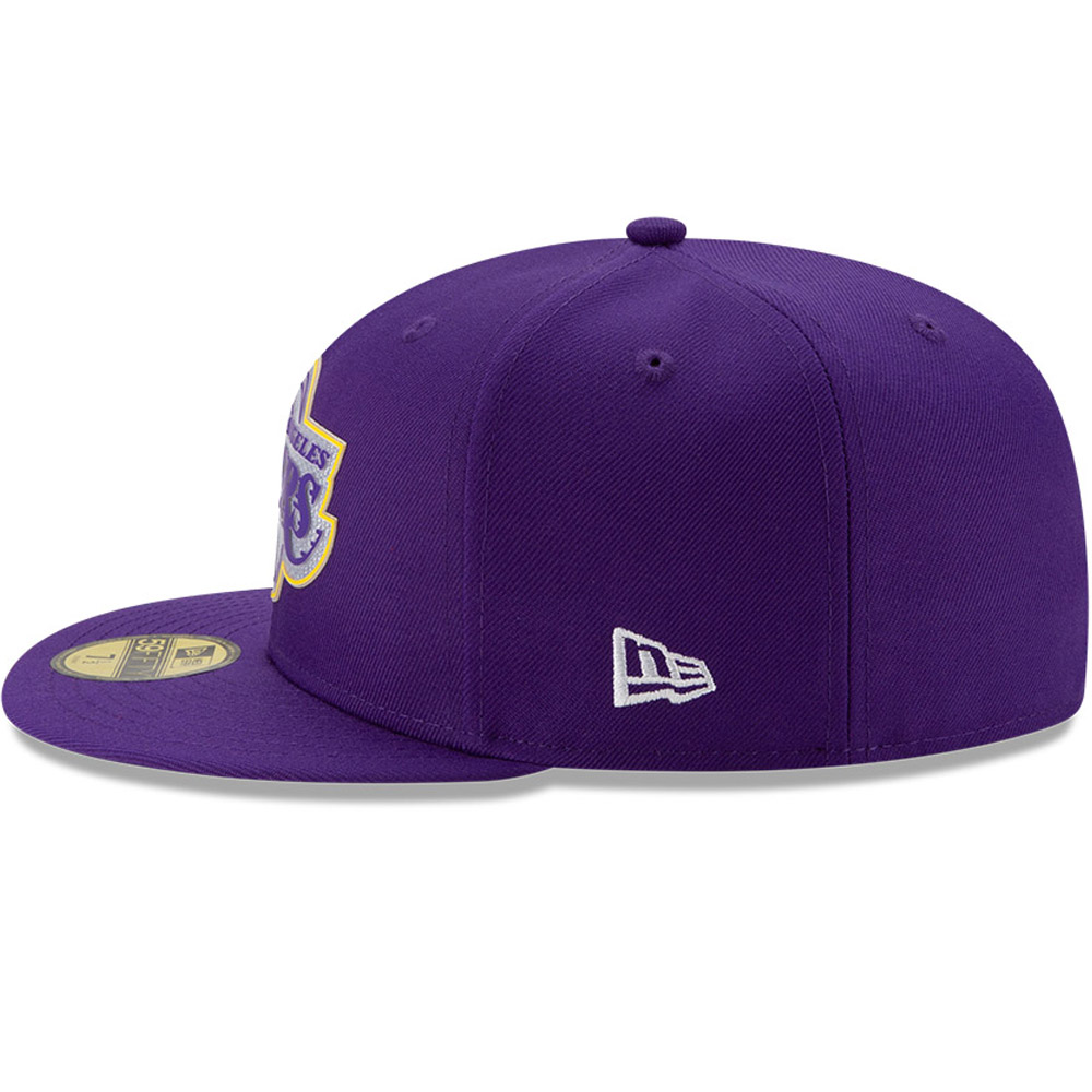 Back Half 59FIFTY-Kappe der Los Angeles Lakers in Lila