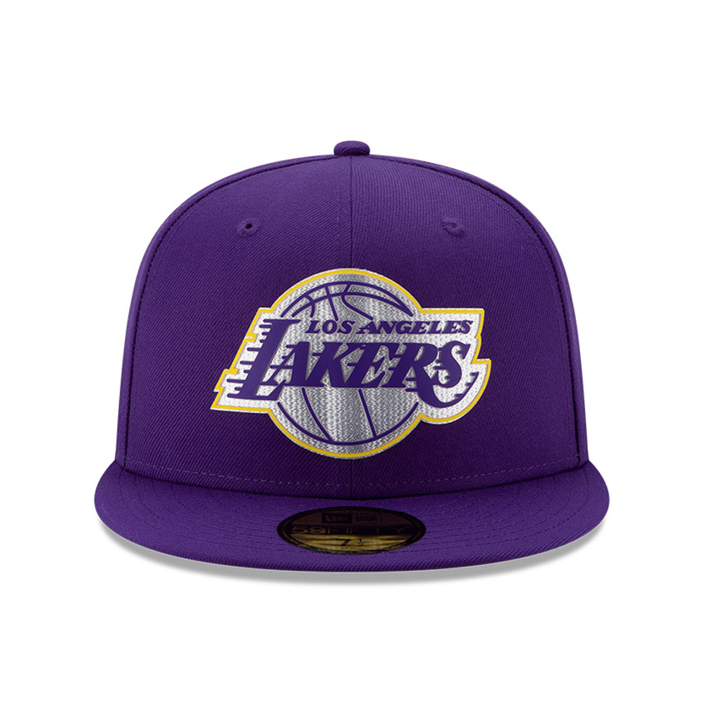 Gorra Los Angeles Lakers Back Half 59FIFTY, morada