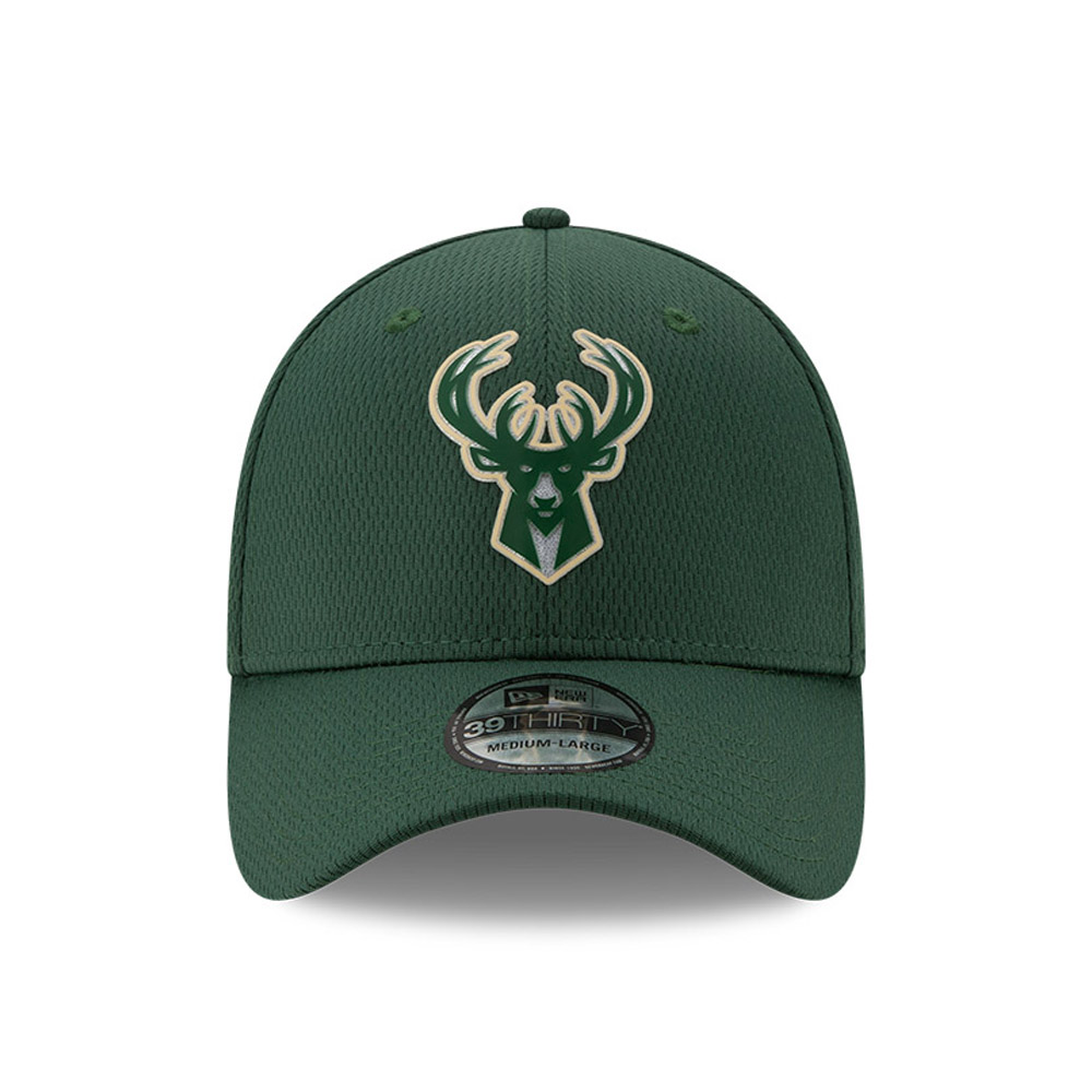 Cappellino Milwaukee Bucks Back Half 39THIRTY verde