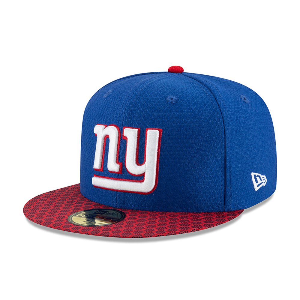 New York Giants 2017 Sideline 59FIFTY bleu
