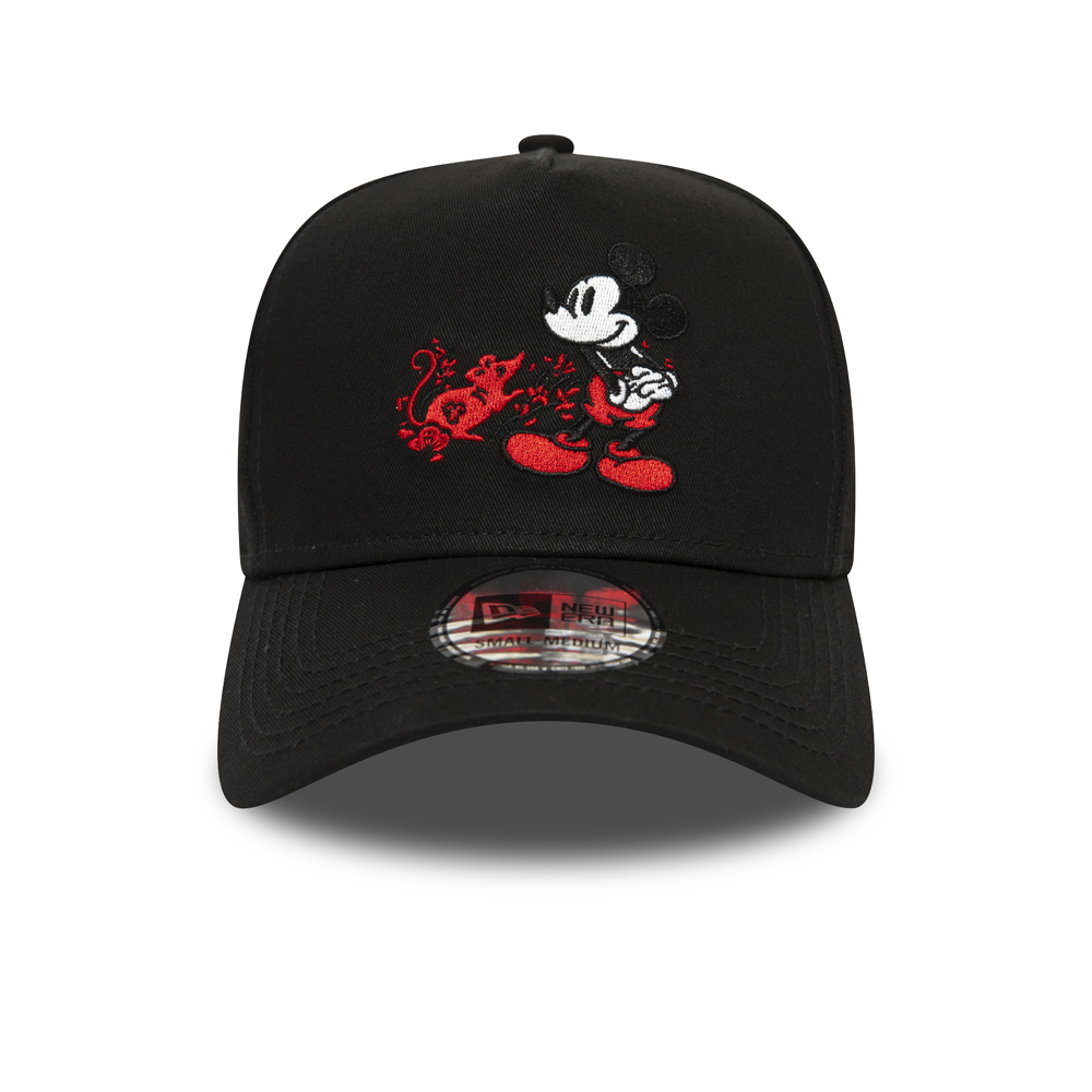 Mickey Mouse Chinese New Year Black Trucker Cap