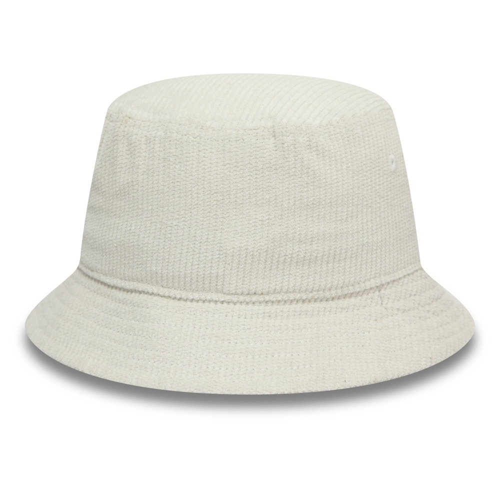 Cappello da pescatore degli Hollywood Stars in velluto a coste bianco