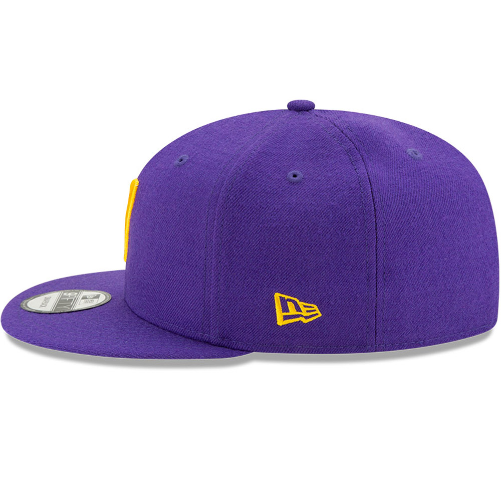 Los Angeles Lakers Compound 9FIFTY-Kappe in Lila