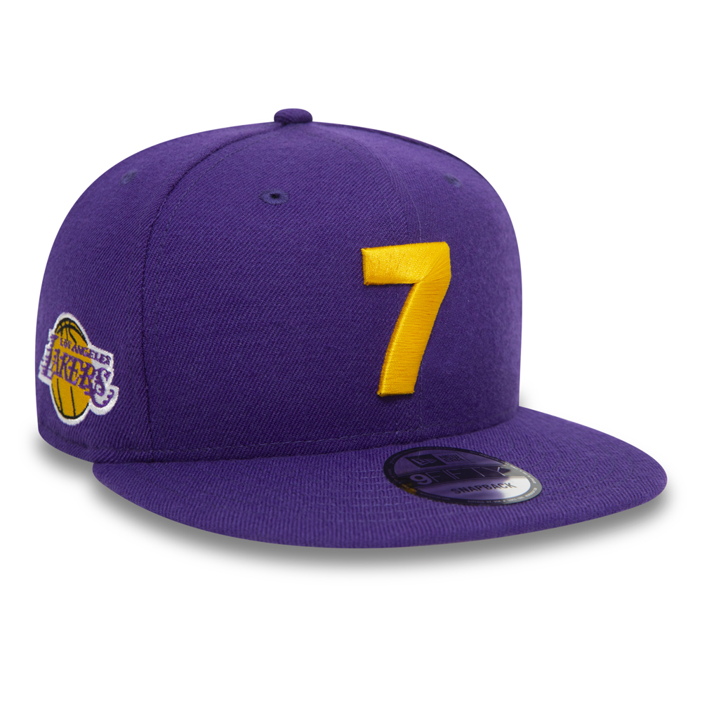 Los Angeles Lakers Compound 9FIFTY-Kappe in Lila