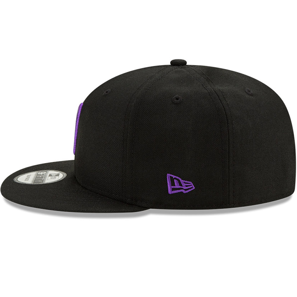 Los Angeles Lakers Compound 9FIFTY-Kappe in Schwarz