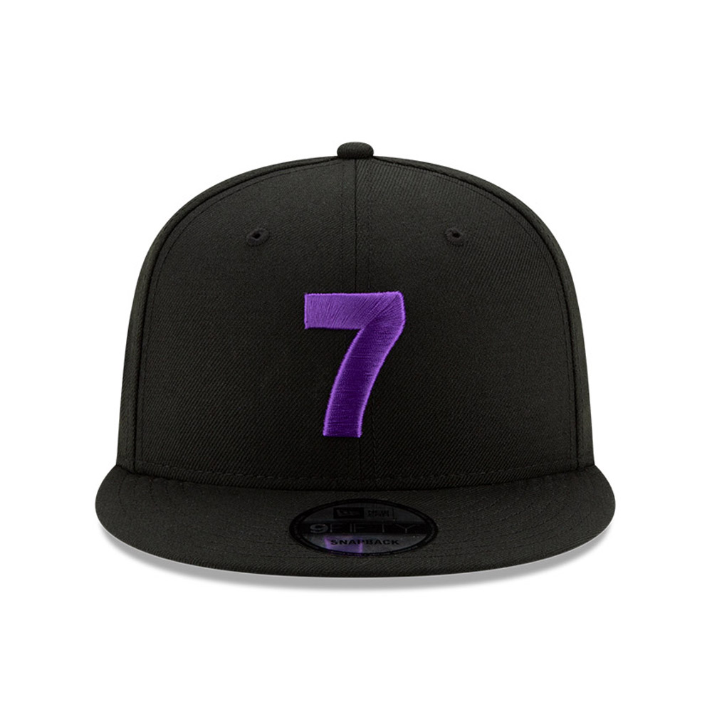 Los Angeles Lakers Compound 9FIFTY-Kappe in Schwarz