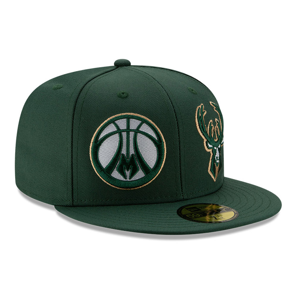 Milwaukee Bucks 100 Year Green 59FIFTY Cap