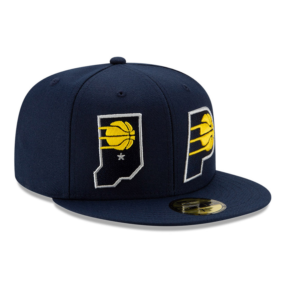 Gorra Indiana Pacers 100 años 59FIFTY, azul
