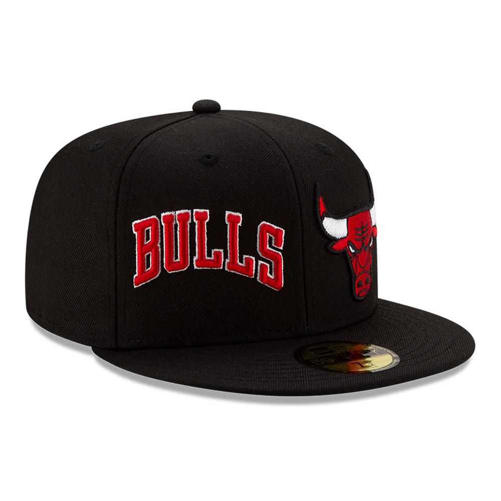 Gorra Chicago Bulls 100 años 59FIFTY, negro