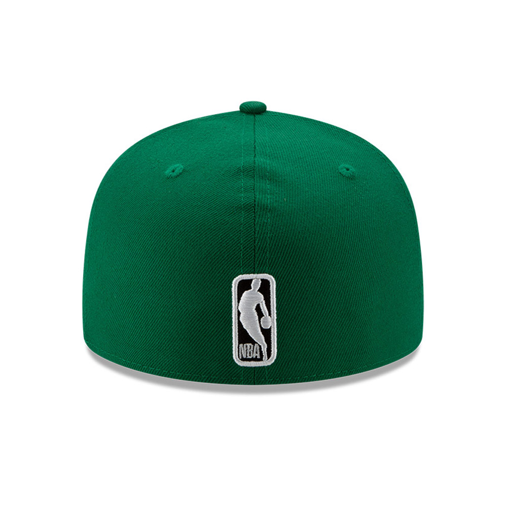 Casquette 59FIFTY verte de l'année 100 des Celtics de Boston