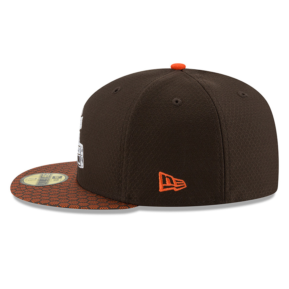 Cleveland Browns 2017 Sideline 59FIFTY marrone