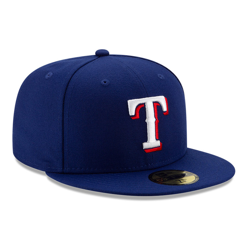 Cappellino 59FIFTY MLB 100 dei Texas Rangers blu