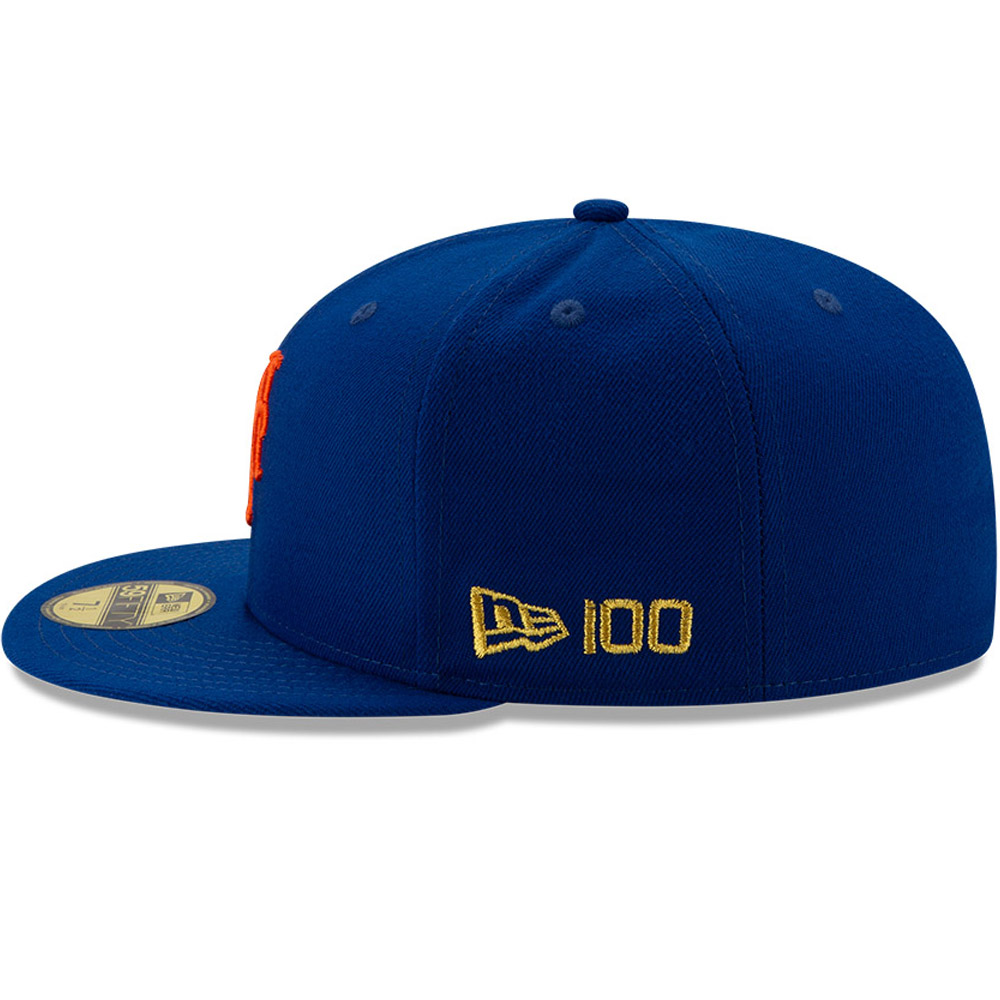 Gorra New York Mets MLB 100 59FIFTY, azul